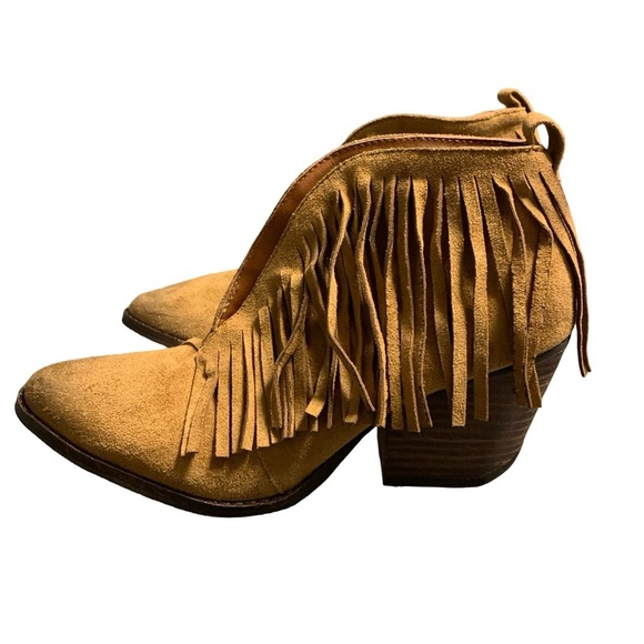 Coconuts by Matisse Suede Fringe Booties - Picture 2 of 7